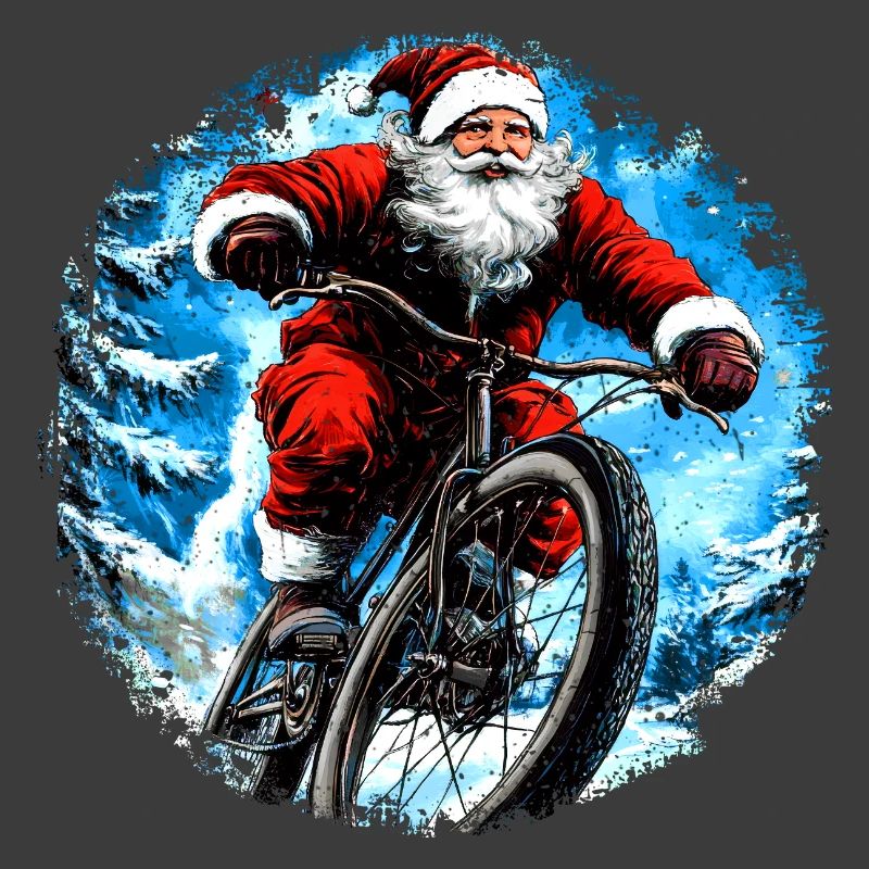 Mountainbiker Weihnachten
