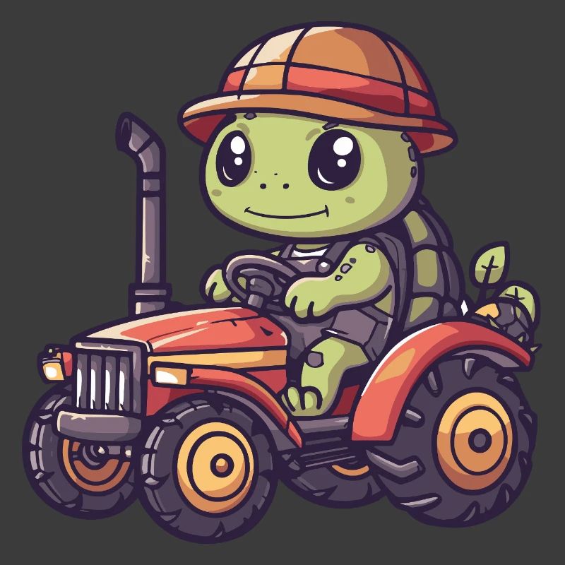 Turtle Tractor Farmer