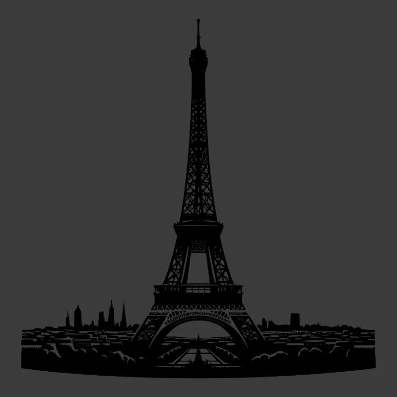 French eye-catcher Eiffel Tower typical Paris