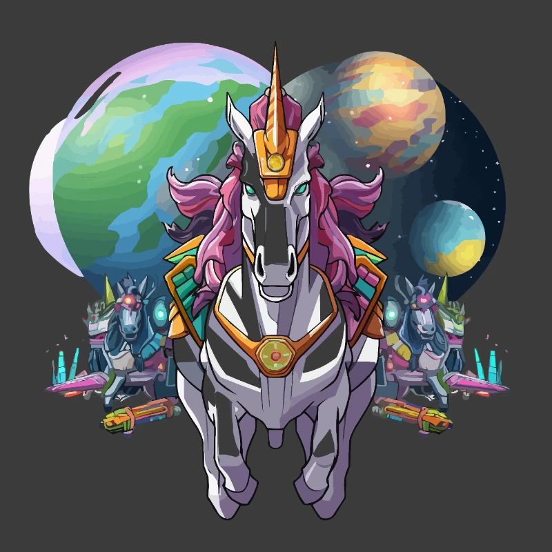 Galaktischer Mech-Pferdeheld