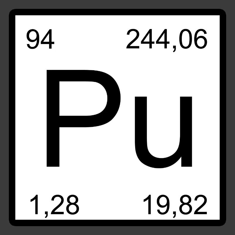 Pu Plutonium Element Design