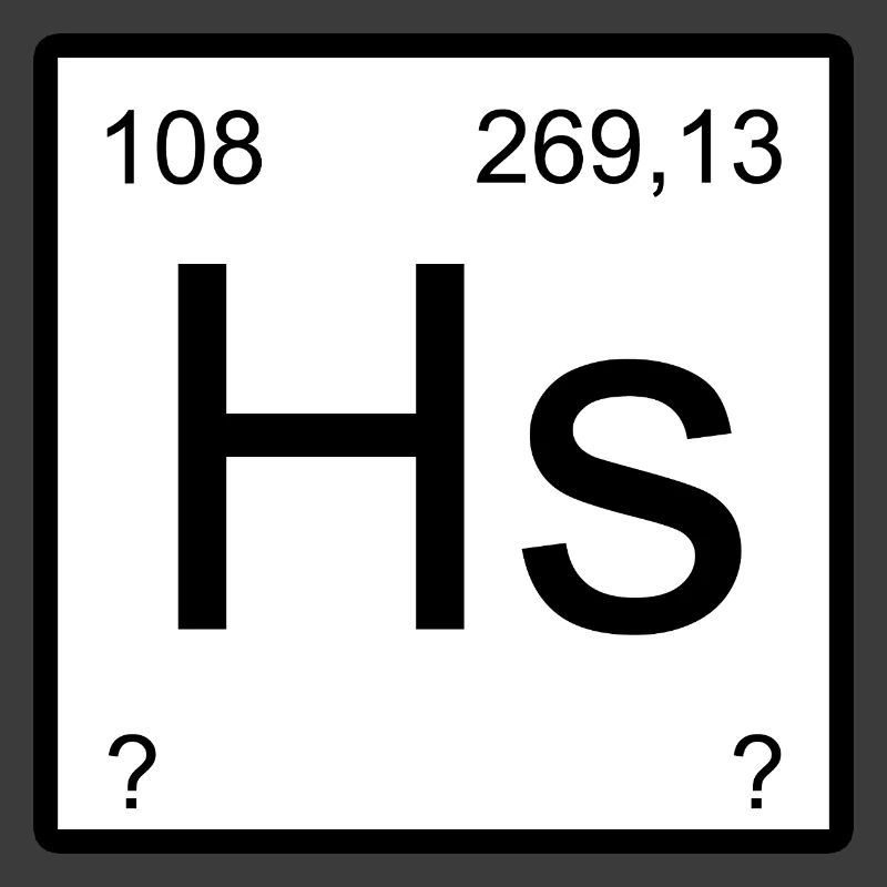Hassium Elemental Monogram