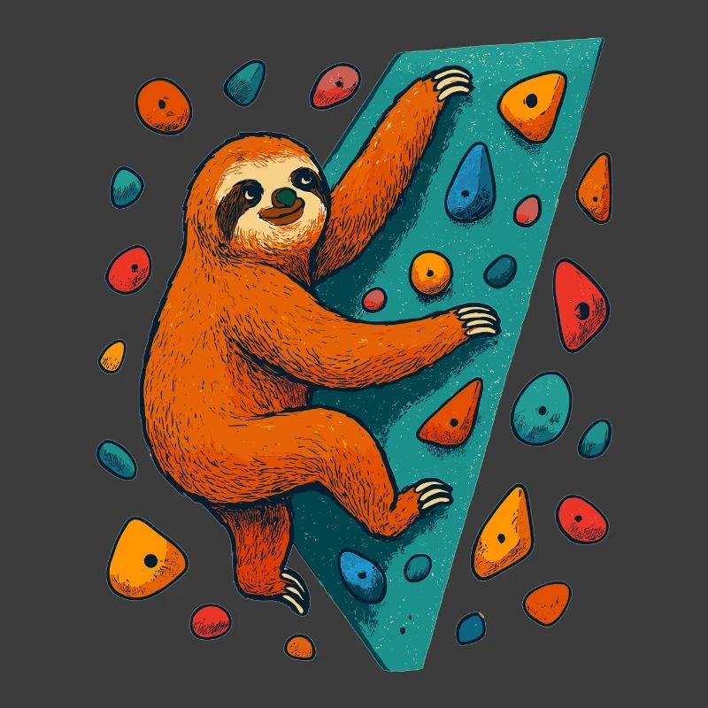 Bouldering Sloth Climbing Boulder Climber