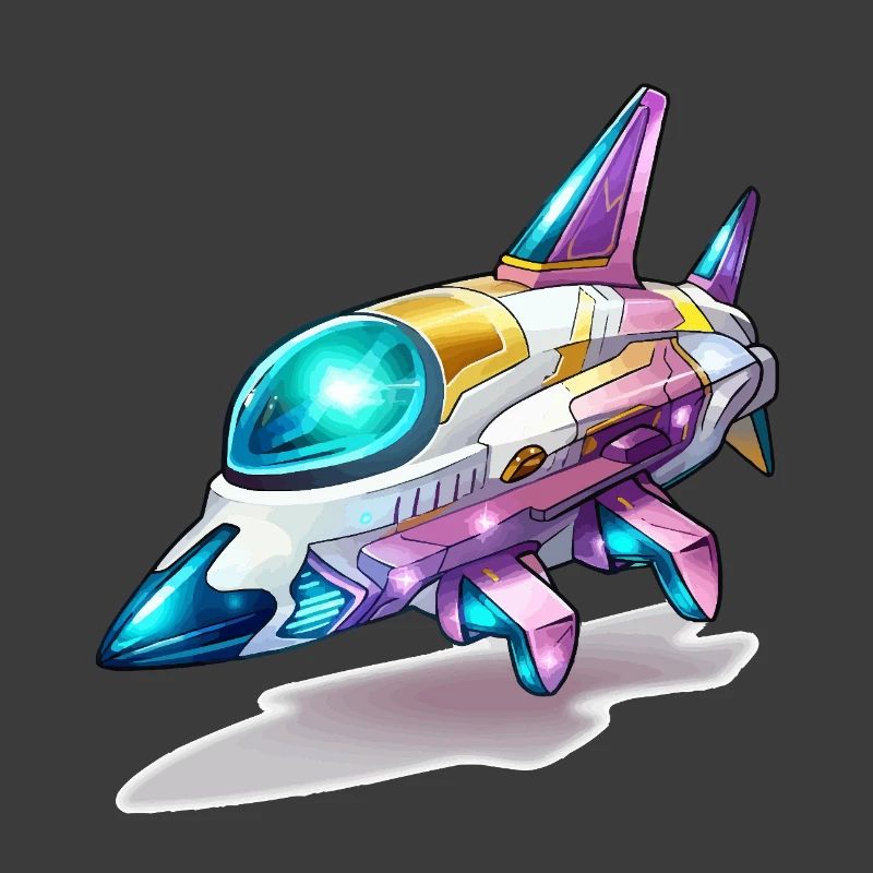 Comet Flight Spacefighter Neon