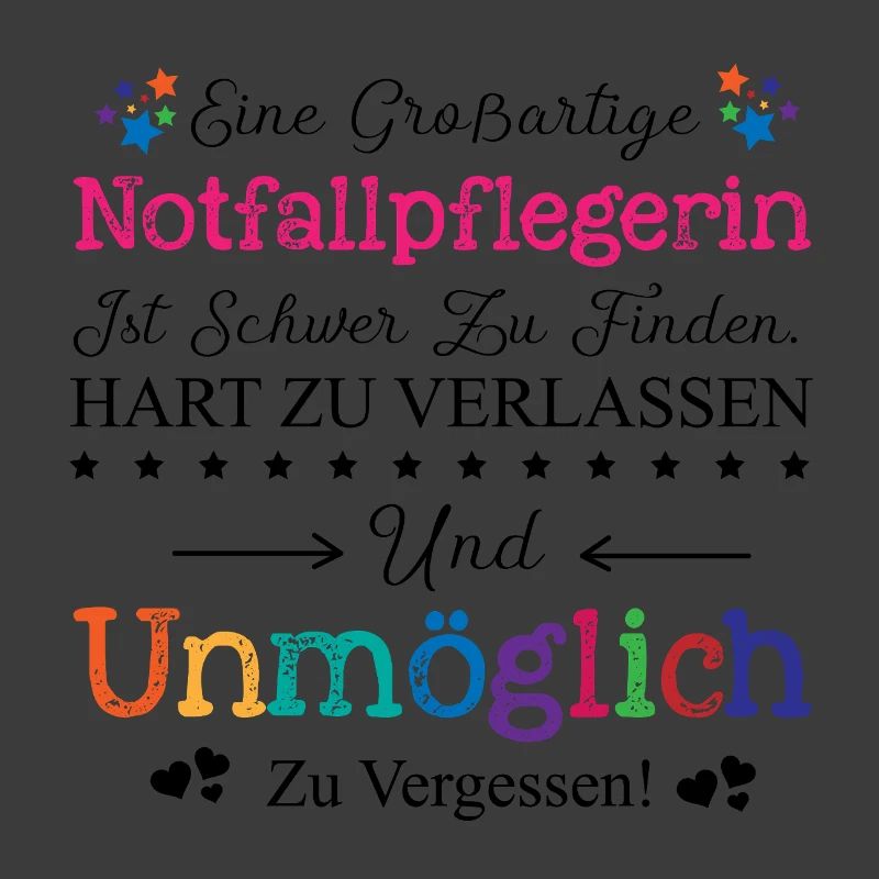 Notfallpflegerin Beruf Geschenk Abschied Pflegerin