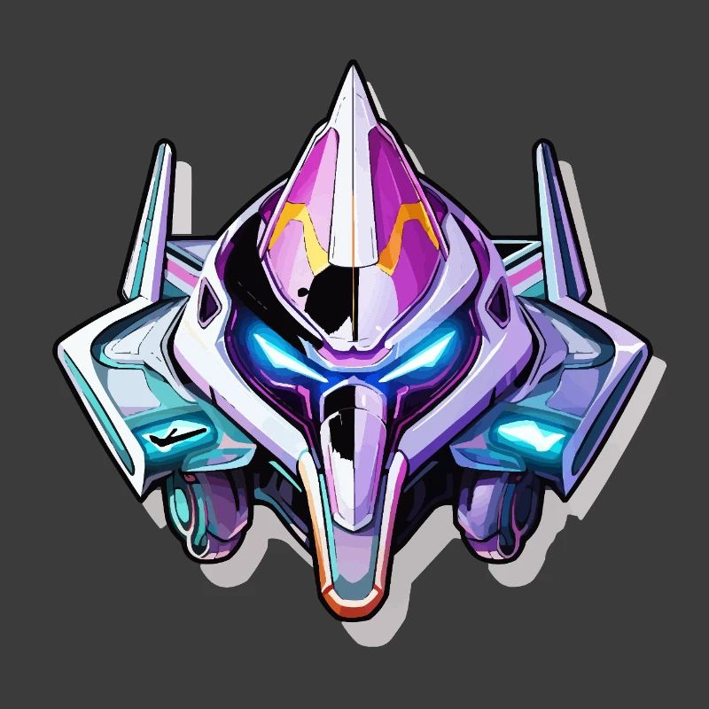 Neon Mech Kriegerhelm