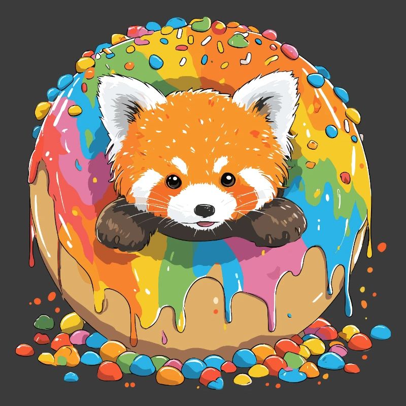 Regenbogen Donutfuchs