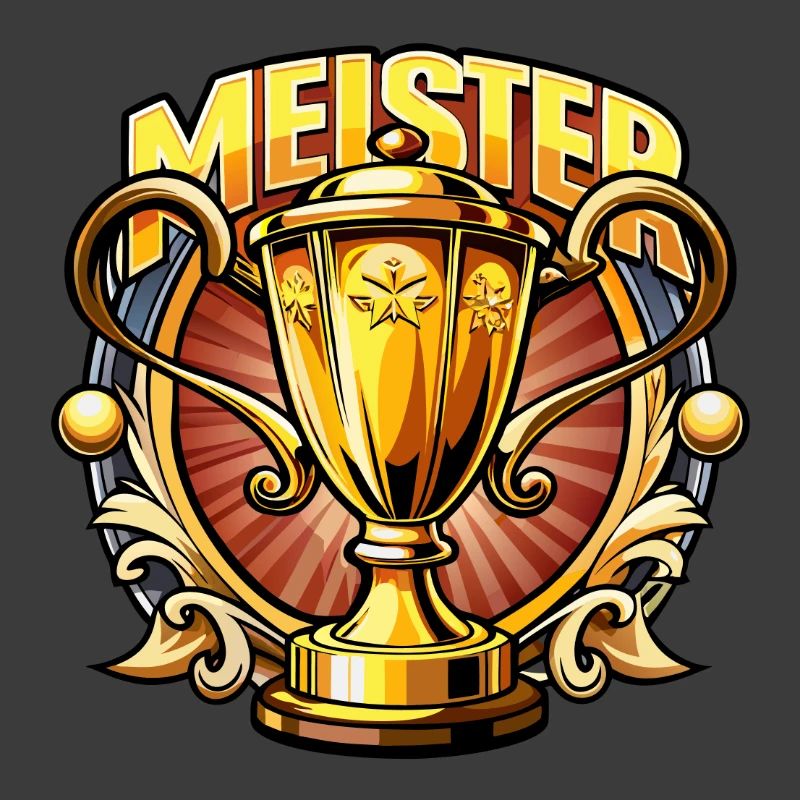 Meisterpokal Siegdesign