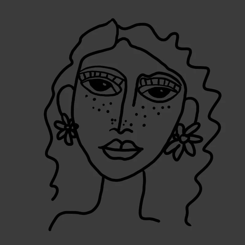 Gesicht einfach 