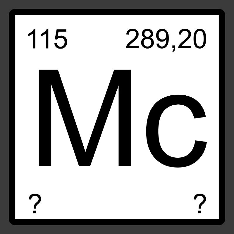 Moscovium Minimal Element Block