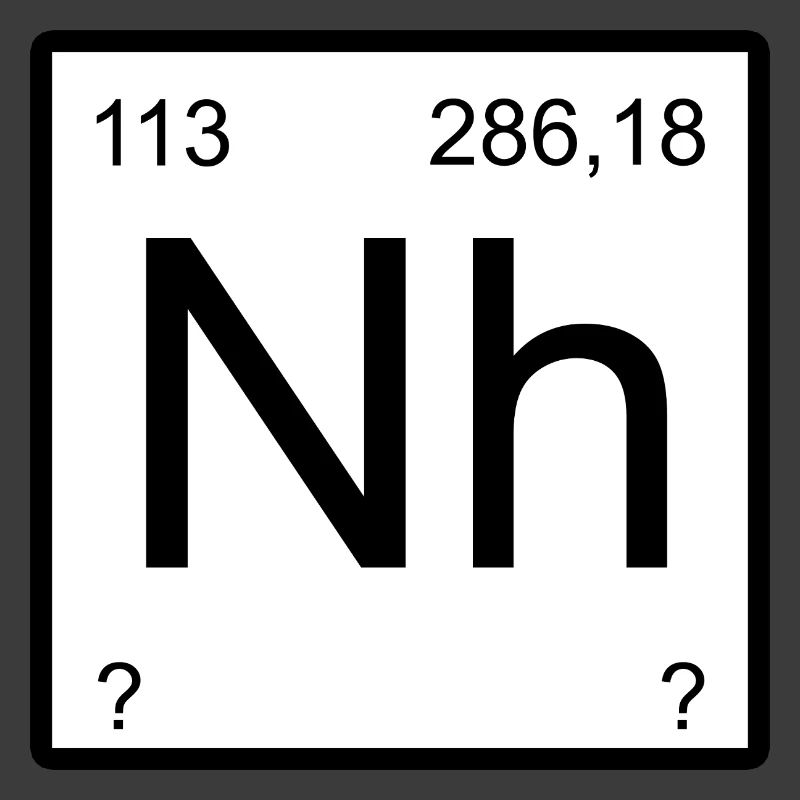 Nihonium Symbol Quadrant