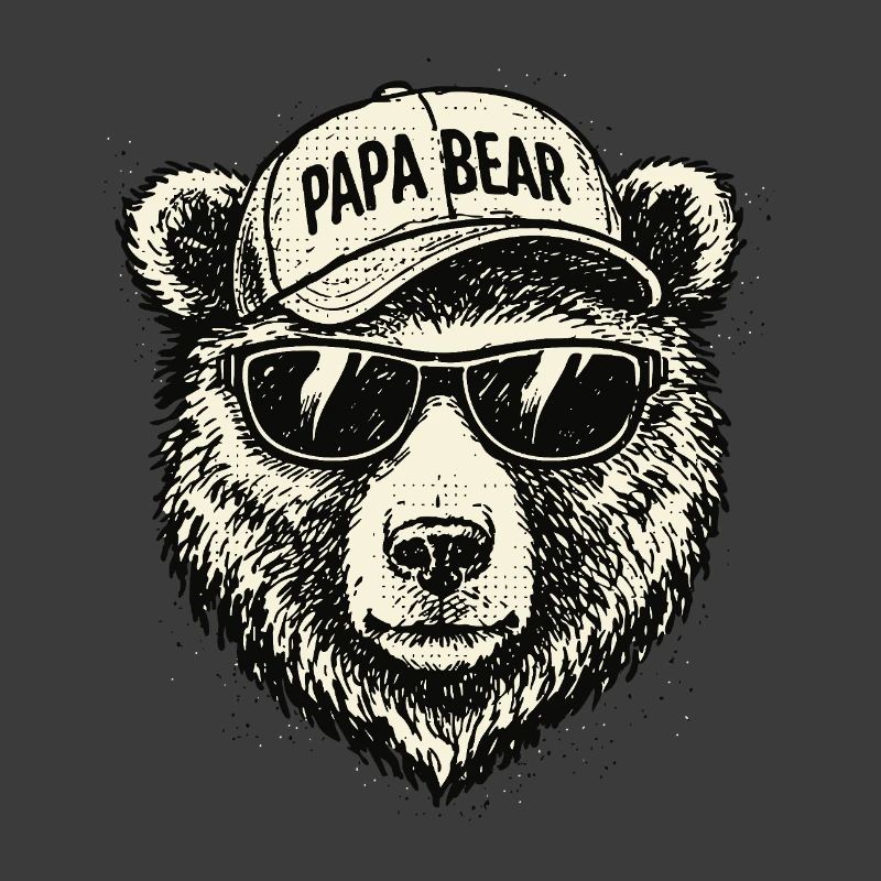 Papa bear Sunglasses Cap