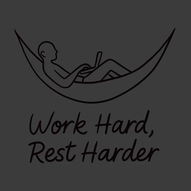 Work Hard Rest Harder Hammock