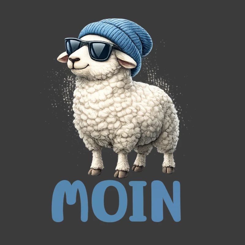 Moin Schaf mit Sonnenbrille