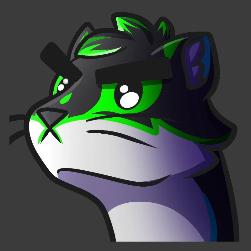Wolf-Neon-Grafik