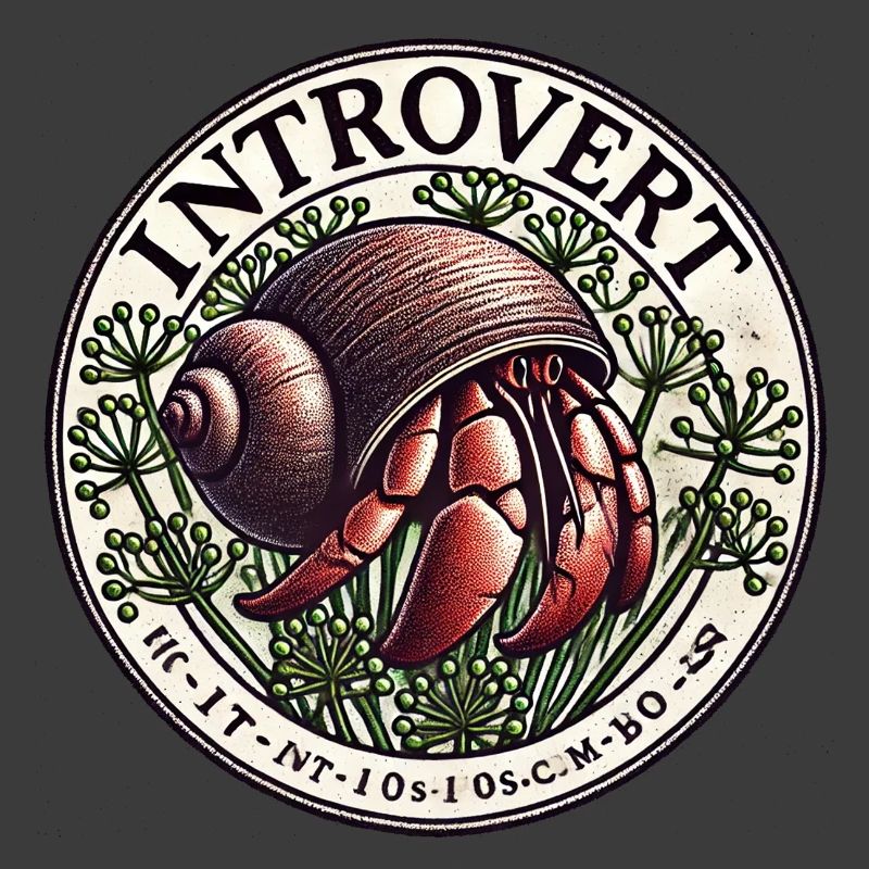 Introvertiertes Schneckenabzeichen
