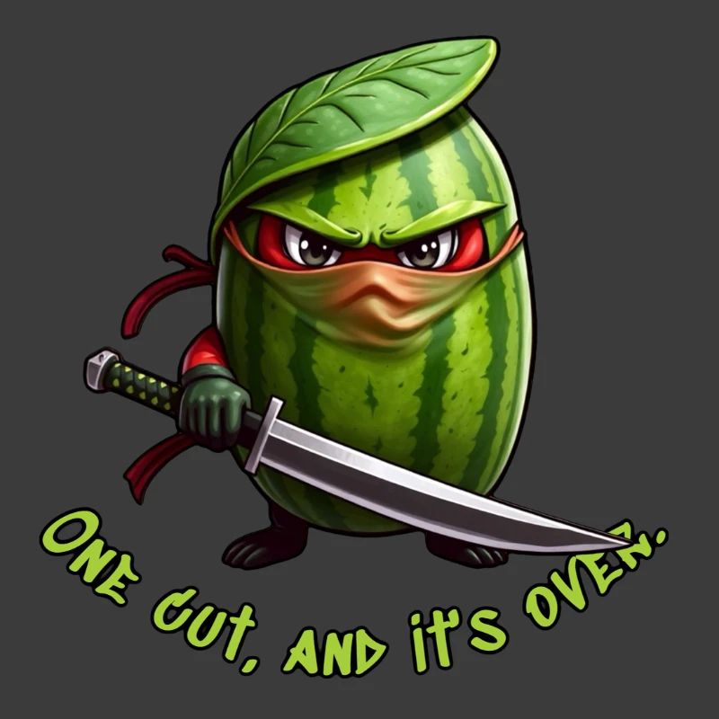 Ninja pastèque avec l’épée