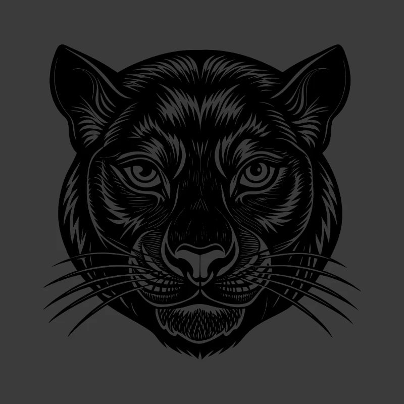 Visage de panthère
