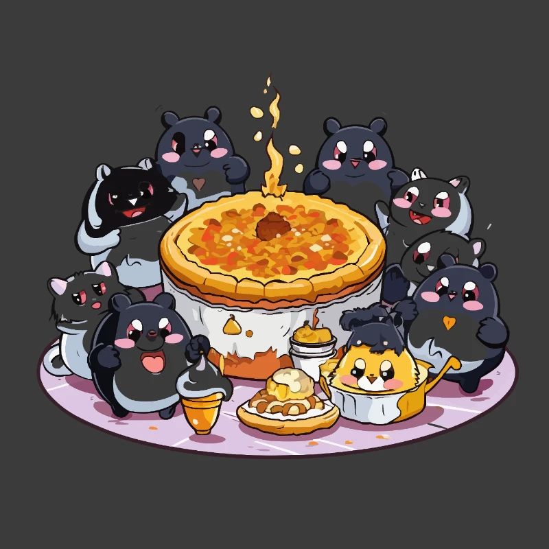 Kawaii Panda Pizza Fest