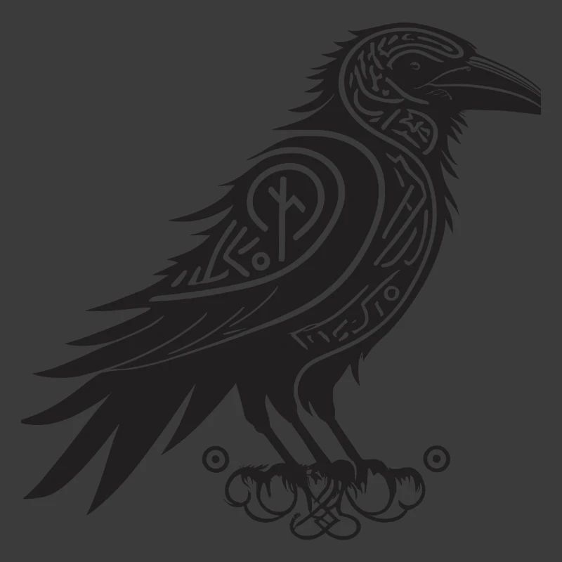 Raven Tribal Black