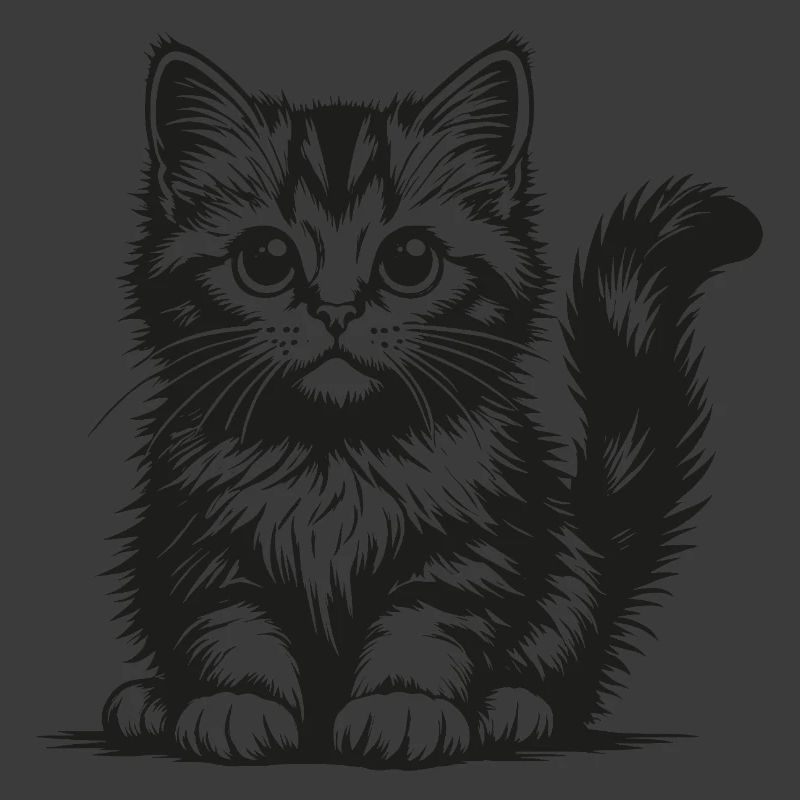 Schwarze Katzen Silhouette