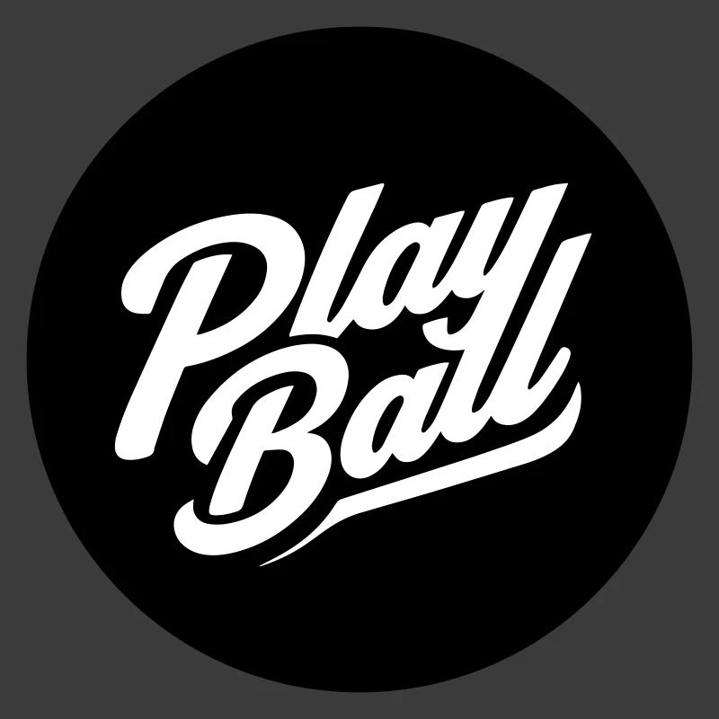 Play Ball Vintage Script