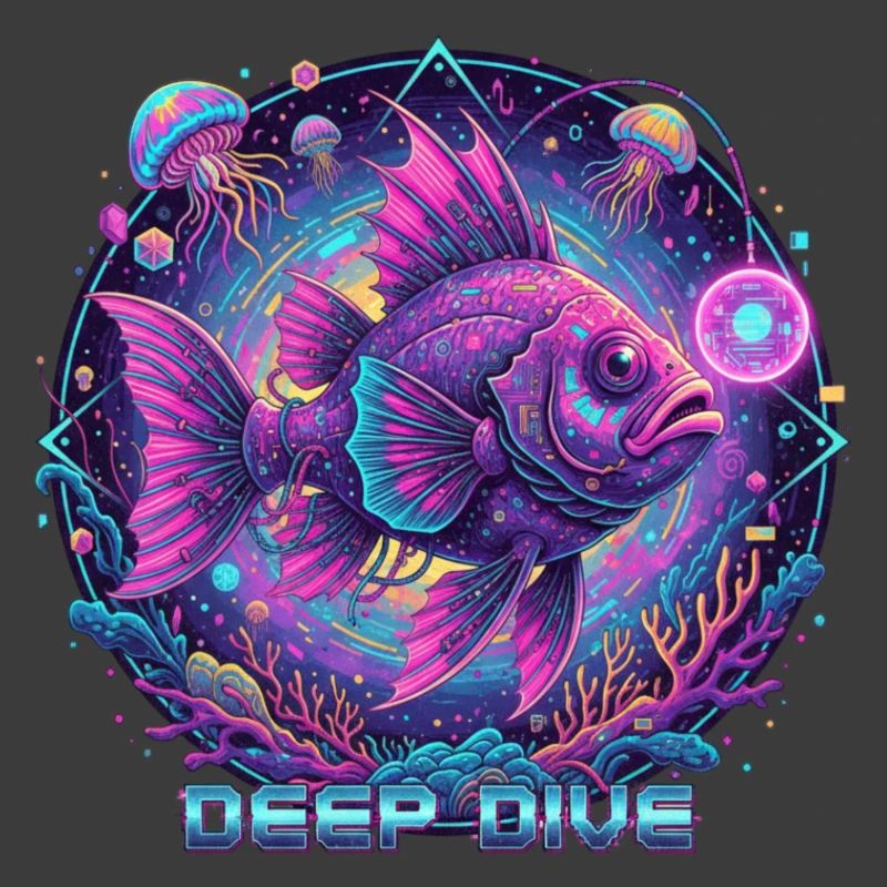 Deep Dive Neonfisch Unterwasser