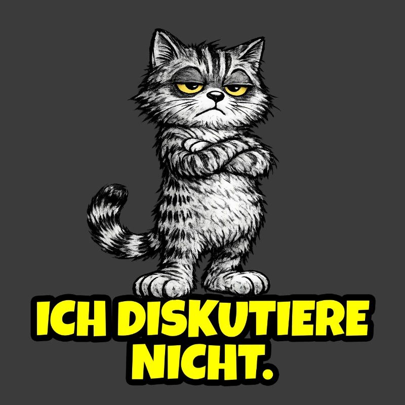 Ich diskutiere nicht. – Grumpy Katze (CAT)