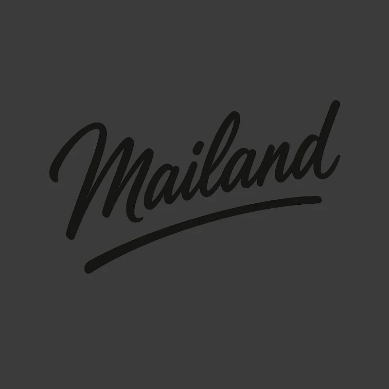 Milan Script Logo – Milan Lettering