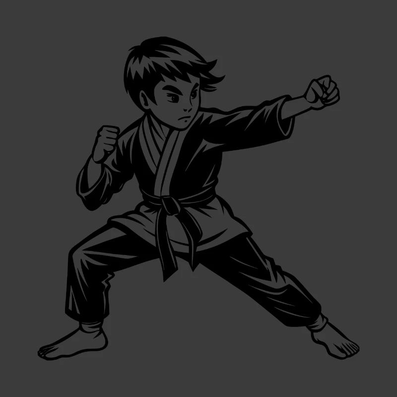 Jungen-Karate