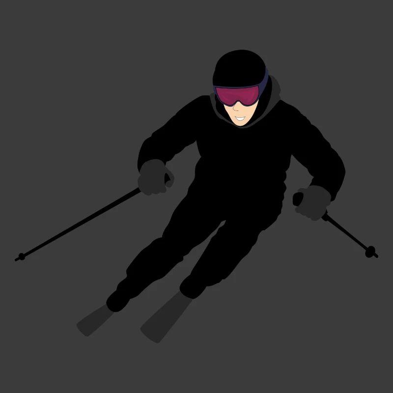 Dynamic skier