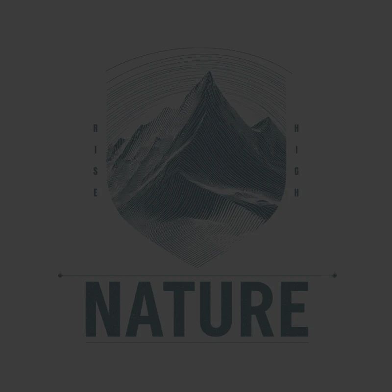 Mountain Landscape Shield Nature