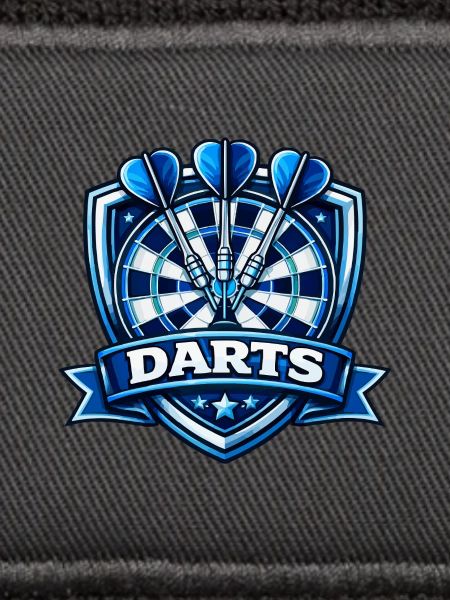 Blauer Darts Shield Logo