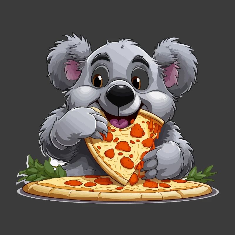 Pizza-Liebe Koala