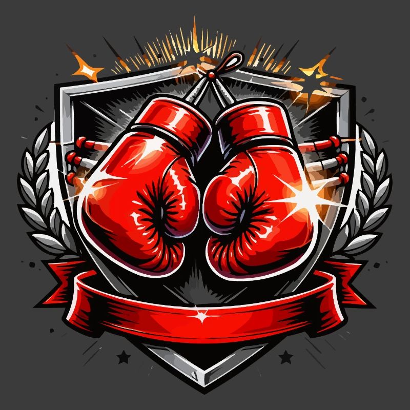 Conception de l’emblème du gant de boxe