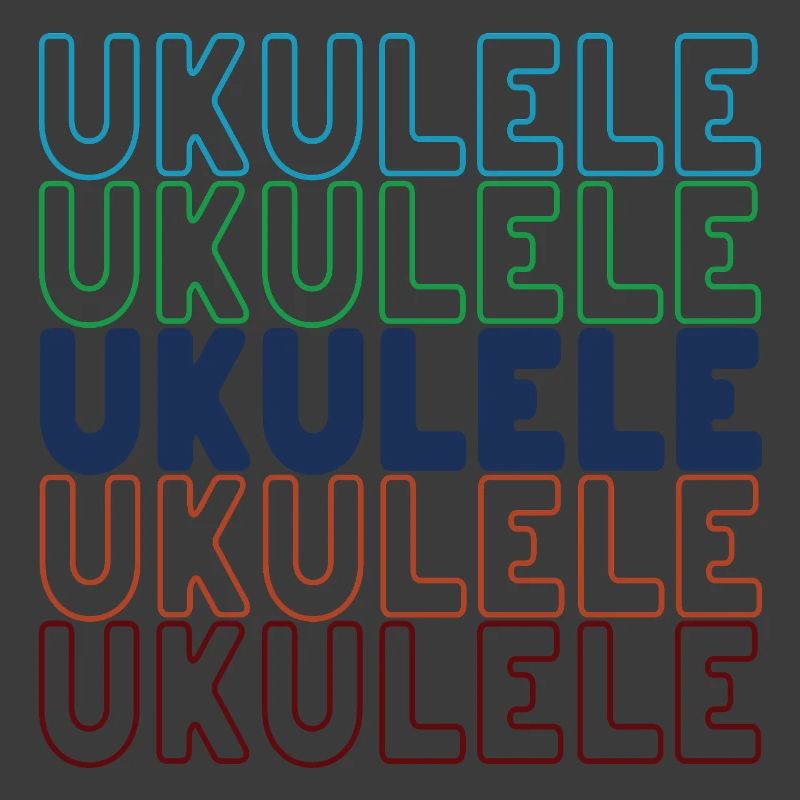 Typographie du ukulélé
