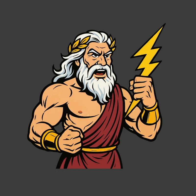Zeus Cartoon