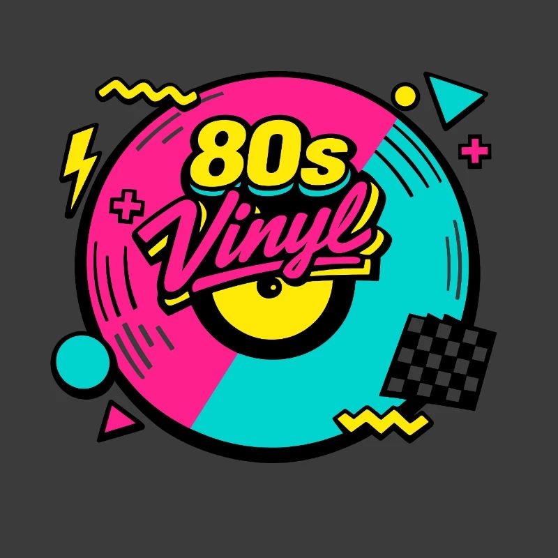 80s Vinyl Neon Revival