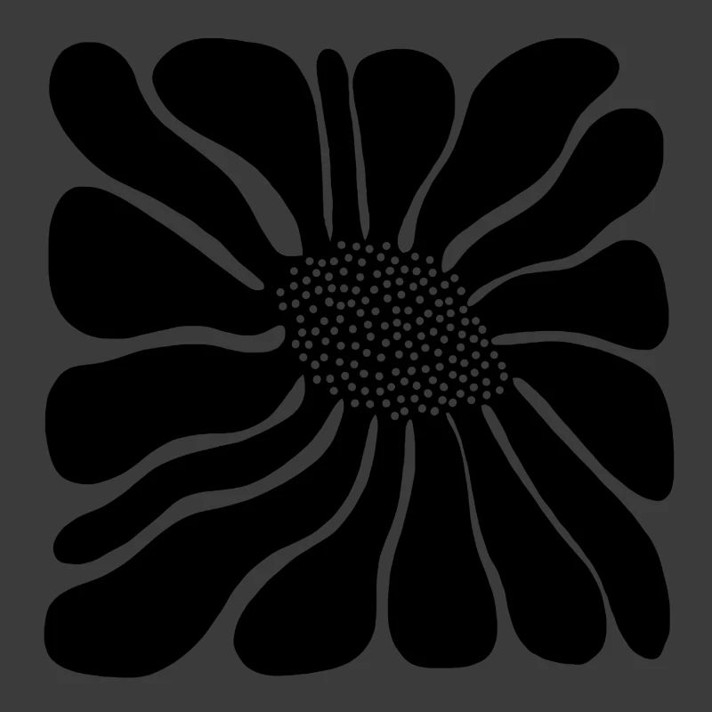 Bold Abstract Retro Bloom