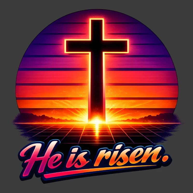 he is risen retro