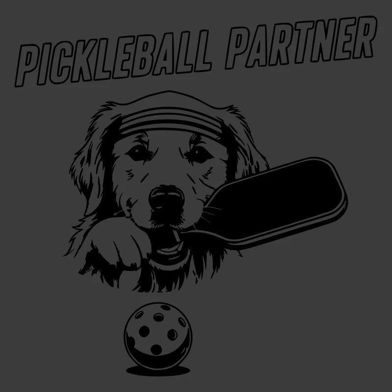  Süßer Pickleball Partner Hund