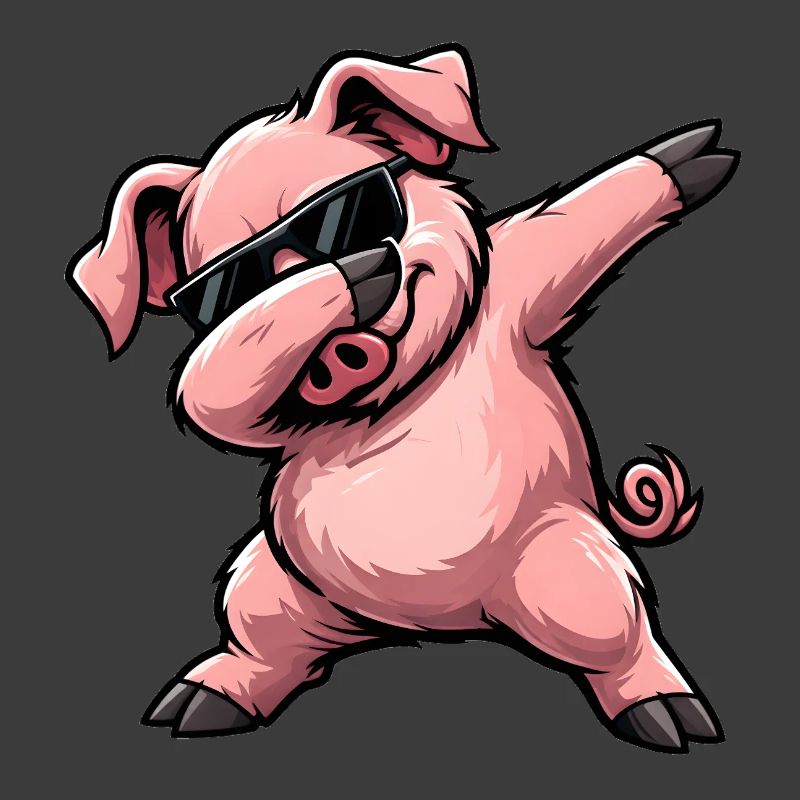 Dabbing Pig