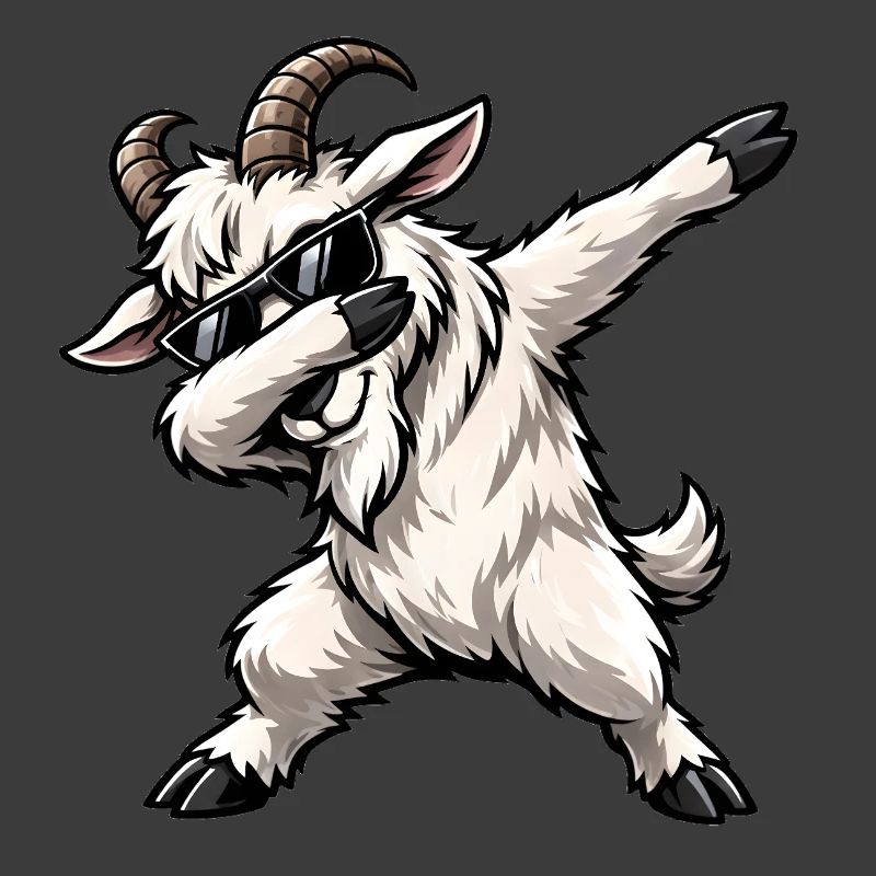 Dabbing Goat