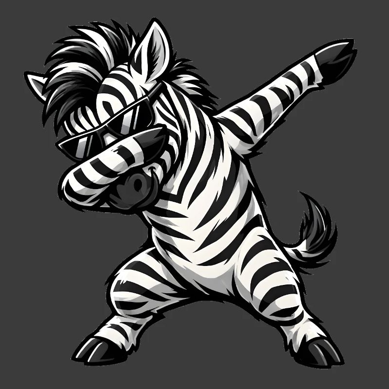 Dabbing Zebra