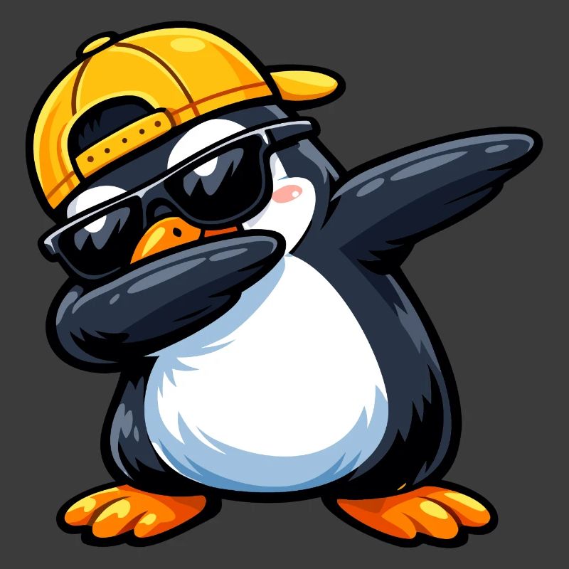 Dabbing Penguin