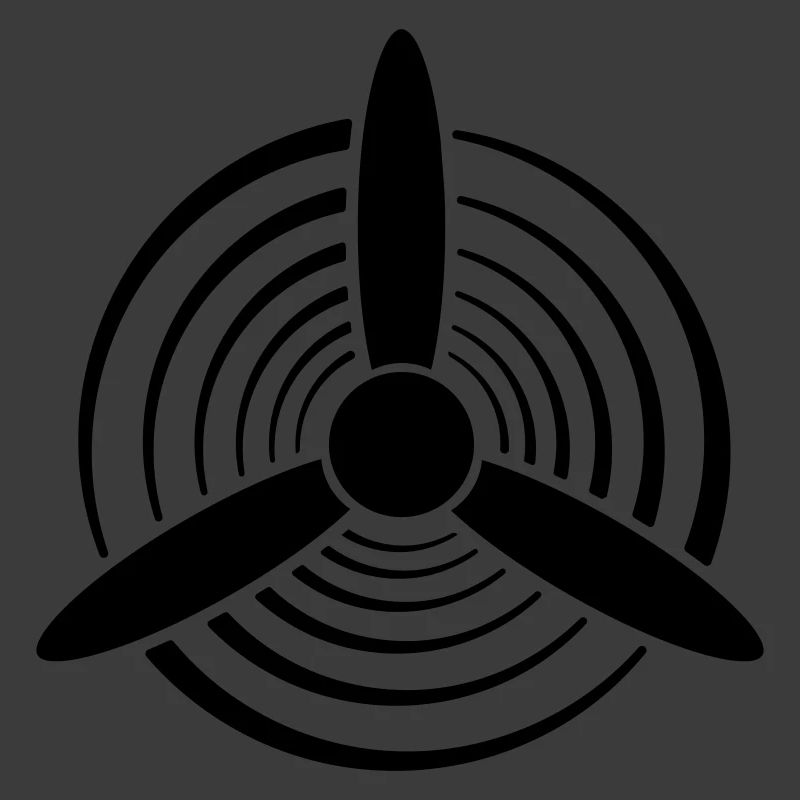 Solid Color Graphic Propeller