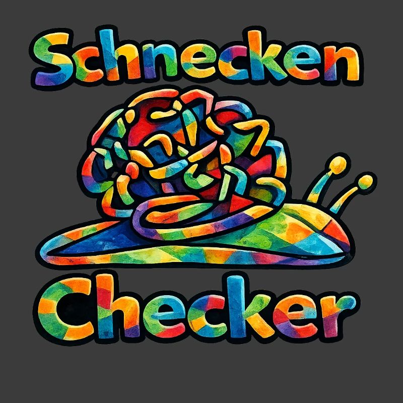Schnecken Checker Regenbogen