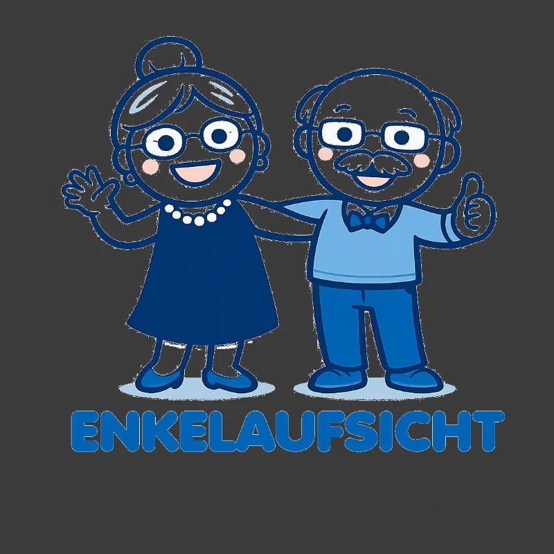 Enkelaufsicht Blaues Duo