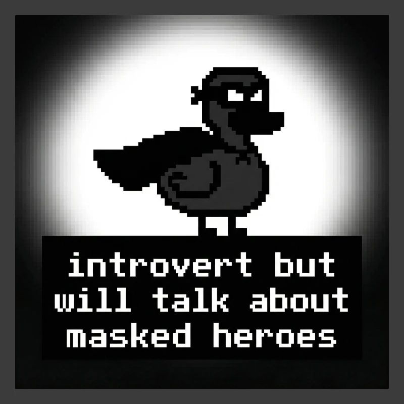 Introvert trifft Maskierte Helden Pixel