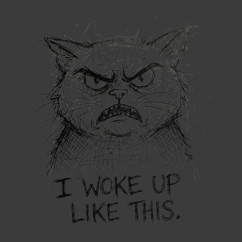 Wütige Katzen-Scribble
